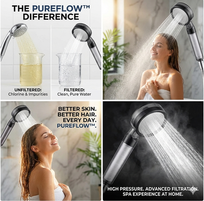 PureFlow™ Filtered Shower Head